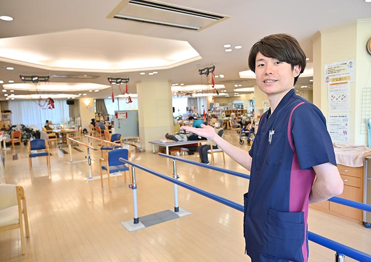 夢眠いちのみやの機能訓練スペース・通所リハビリスペース