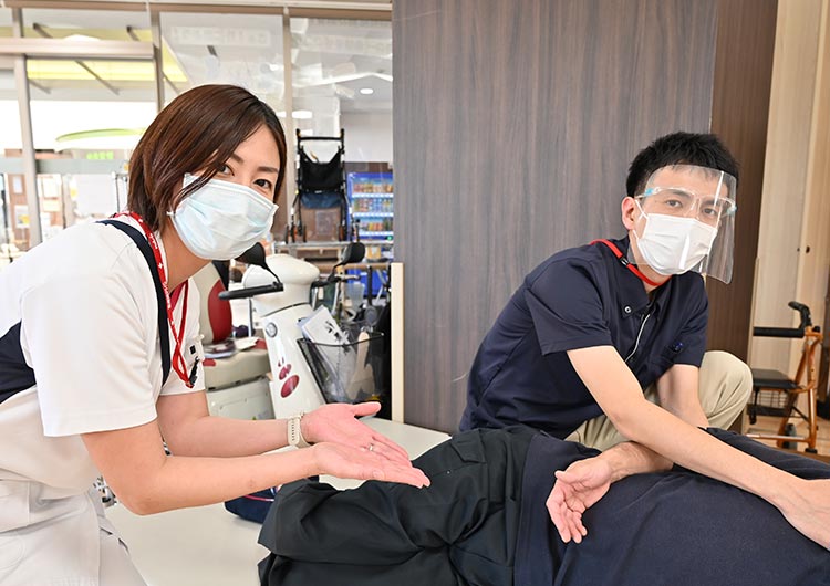 戸田中央リハビリテーション病院のリハビリテーション室