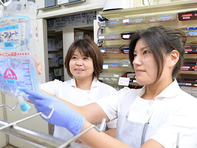 十全病院のナースステーション