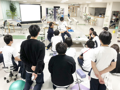 花はたリハビリテーション病院の勉強会の写真