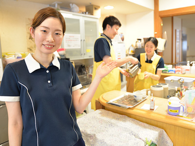 能見台パートリアの入所フロア