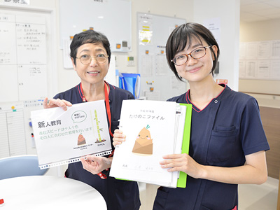 TMG宗岡中央病院のスタッフステーション