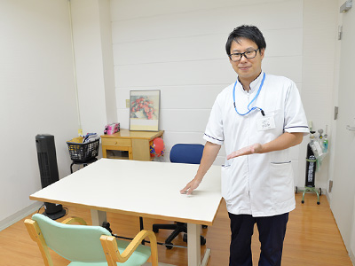 朝倉病院の言語聴覚室