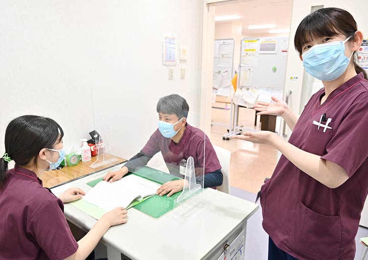 東船橋病院のスタッフルーム