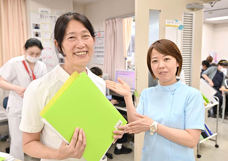 鎌倉リハビリテーション聖テレジア病院のスタッフステーション