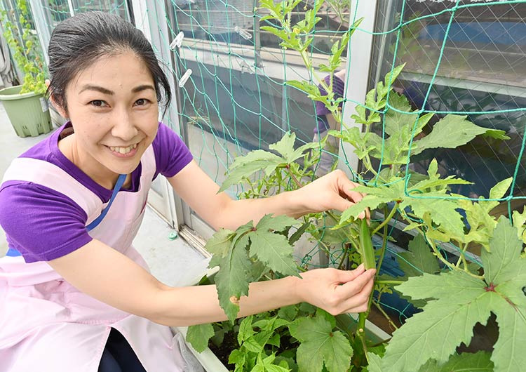 大宮すずのきクリニックのベランダ