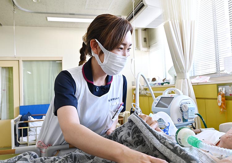 熊本循環器科病院の療養病棟 病室