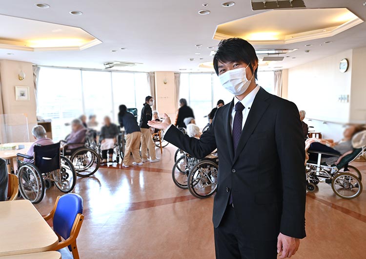 夢眠いちのみやの入所フロア