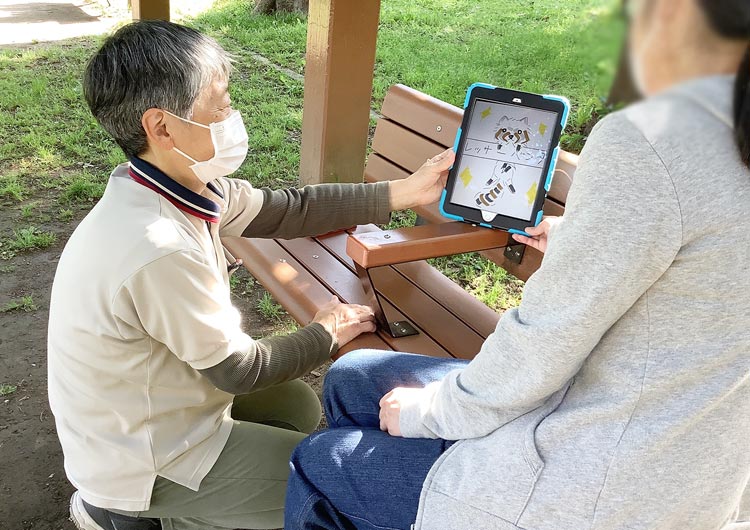 訪問看護ステーション  茜（あかね）の訪問看護風景