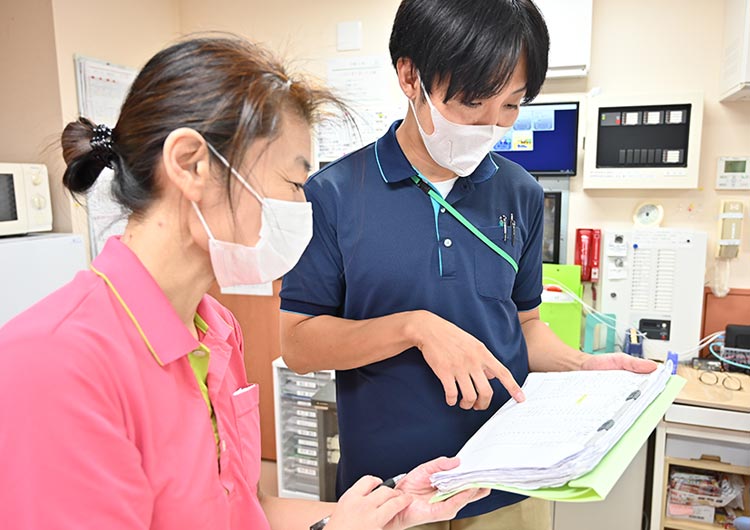 サンセール世田谷大蔵のスタッフステーション