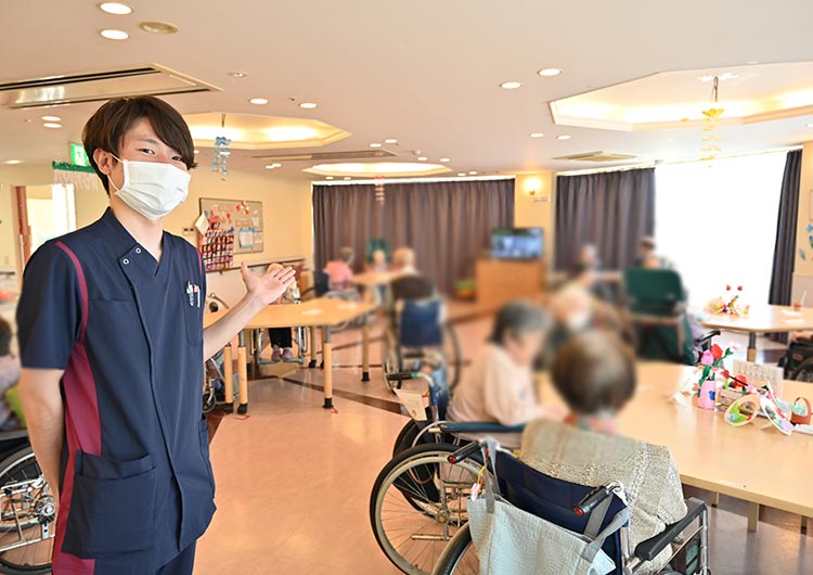 夢眠いちのみやの入所フロア