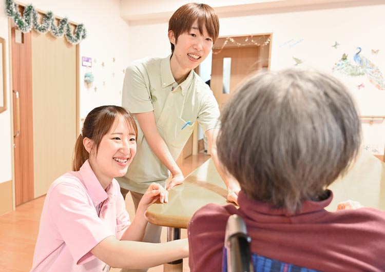 かわぐちロイヤルの園のユニット　共同フロア