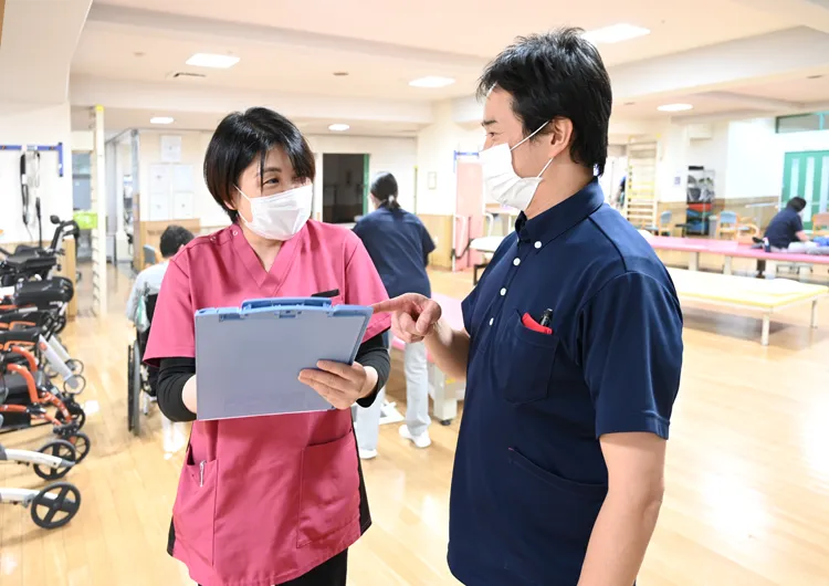 霞ヶ関南病院のリハビリテーション室