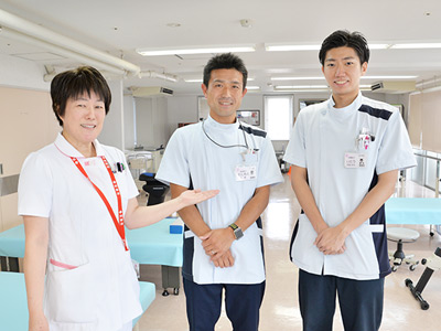坂本病院のリハビリ室
