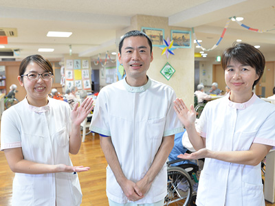ホスピア玉川の入所フロア