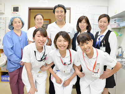 苑田会人工関節センター病院のナースステーション