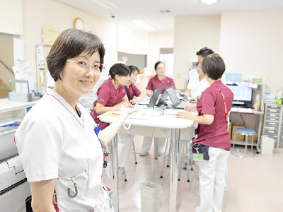 京葉病院のナースステーション