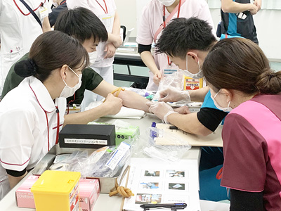 横浜旭中央総合病院の院内研修の様子