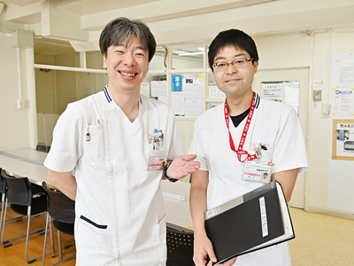 鶴が丘ガーデンホスピタルのスタッフステーション