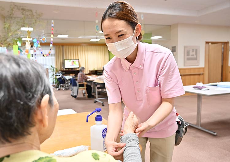 ロイヤルの園の入所フロア