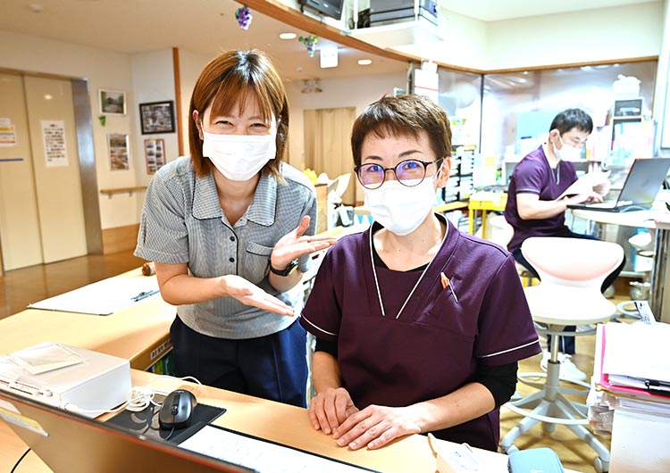 能見台パートリアのスタッフステーション