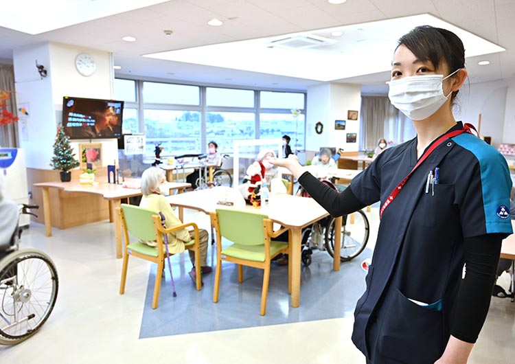 ナーシングプラザ流山の入所フロア