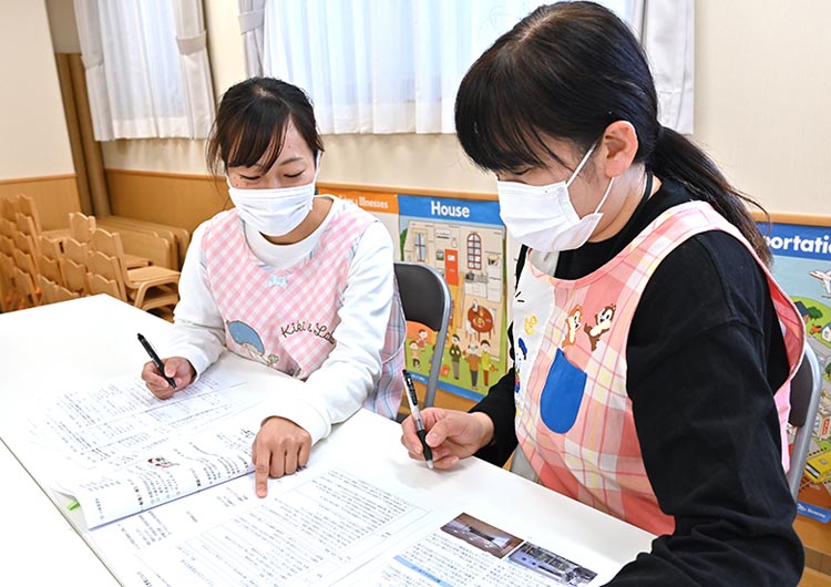 ステラ千住ふたば保育園の保育室