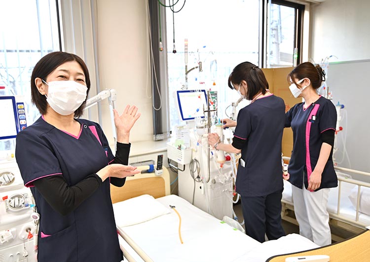長久保病院の透析室