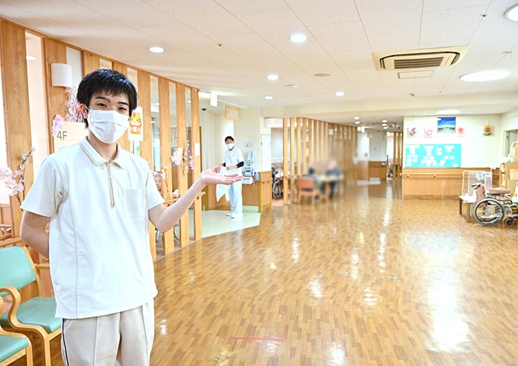 お花茶屋ロイヤルケアセンターの入所フロア