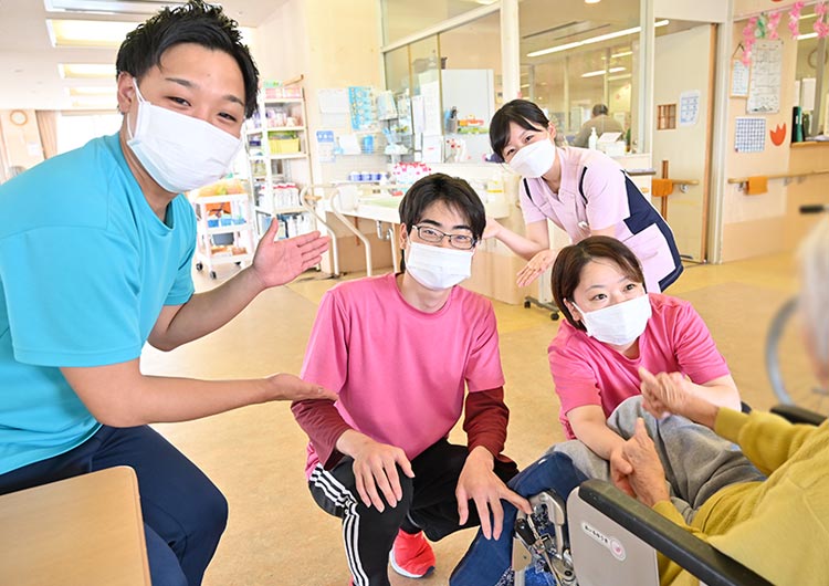 ふくにしの入所フロア