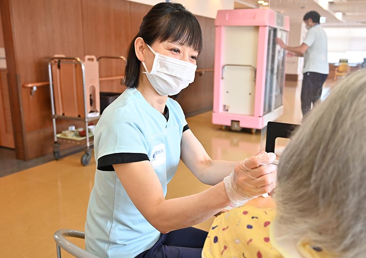 水野介護老人保健施設の入所フロア