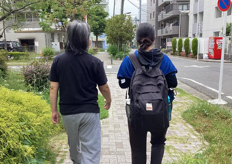 訪問看護ステーション 茜(あかね)の訪問看護風景