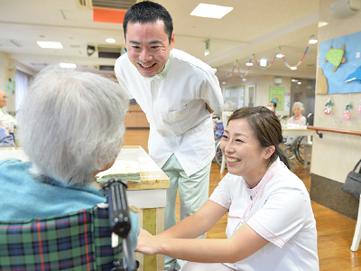 ホスピア玉川の入所フロア