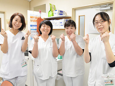 葛飾橋病院の3F女性専門病棟ナースステーション