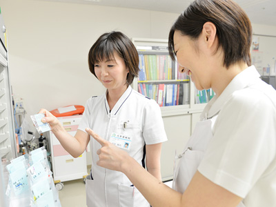 大多喜病院のナースステーション