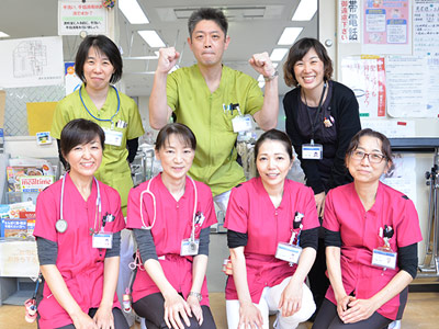 長久保病院の待合室