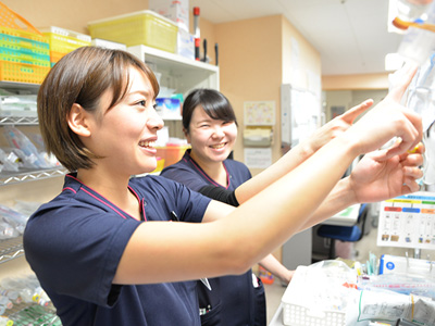 八王子山王病院のナースステーション