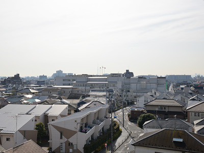 ガーデンフィールズとねり公園Big Bell のベランダからの景色