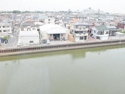 ガーデンフィールズ六木のベランダからの景色
