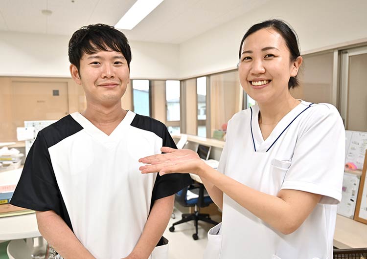 夢眠ホスピタルさいたま(旧称・至誠堂 冨田病院)のスタッフステーション
