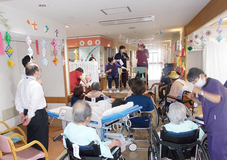 新川中央病院のイベントの様子