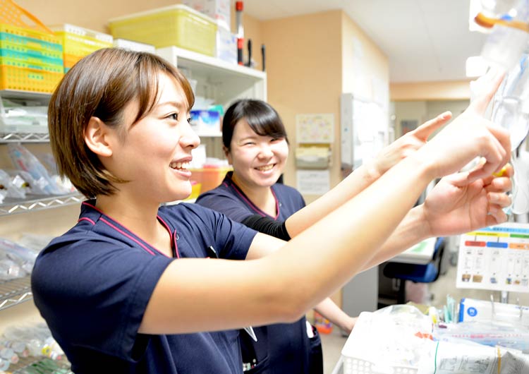 八王子山王病院のナースステーション