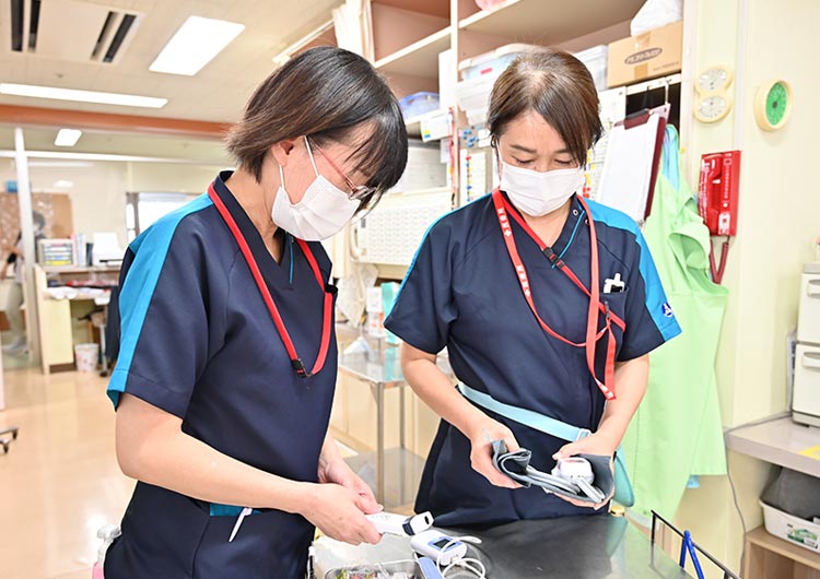 あげお愛友の里の入所フロア　医務室