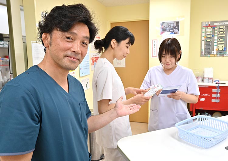 メンタルホスピタルかまくら山のスタッフステーション