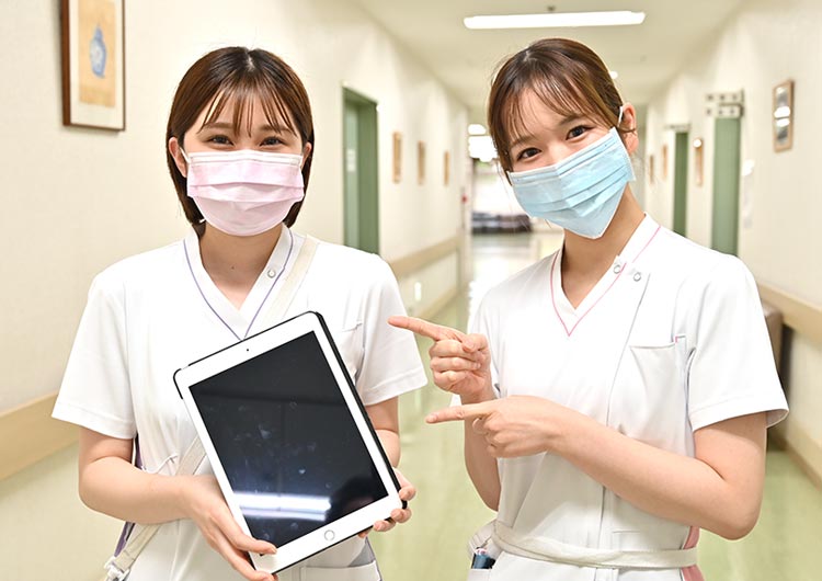 北多摩病院の廊下