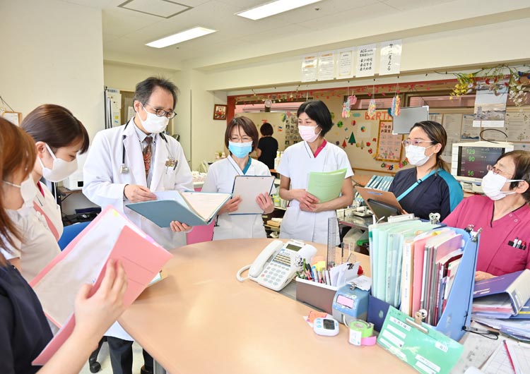 八王子北部病院のナースステーション