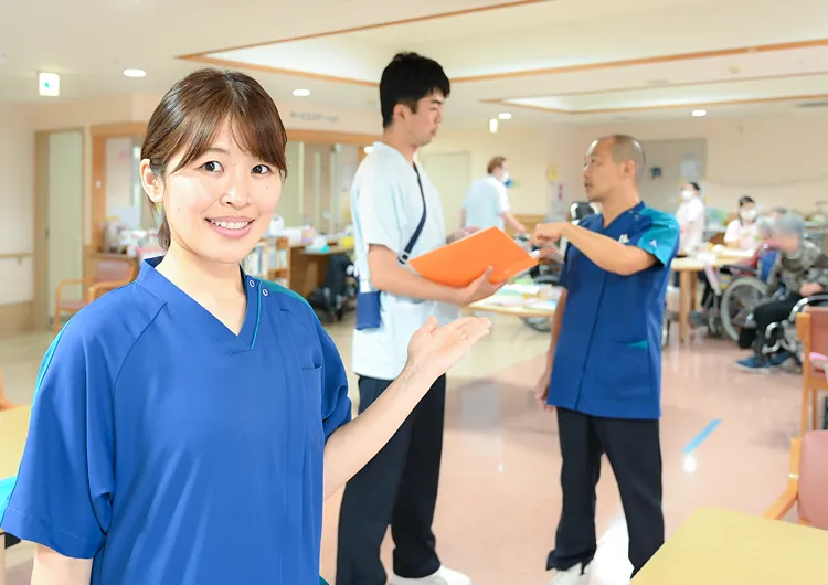 横浜あおばの里の2階入所フロア