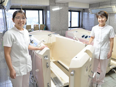 ホスピア玉川の浴室