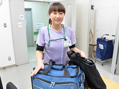 たま日吉台病院のナースステーション