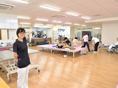 TMG宗岡中央病院のリハビリテーション室